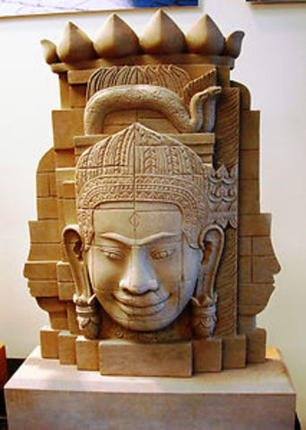 Evidence of trade between the Khmer and Indian people