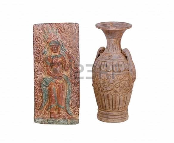 Jayavarman II enthroned as devaraja (God-King)