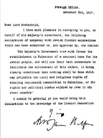 Balfour Declaration