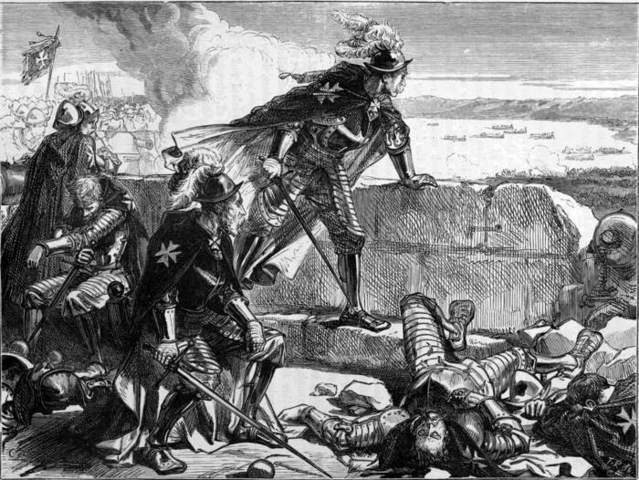 Knights Defend the Turks