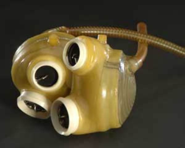 Artificial heart (Jarvik 7) invented by Robert Jarvik