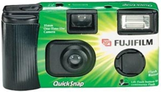 First disposable camera introduced by Fuji