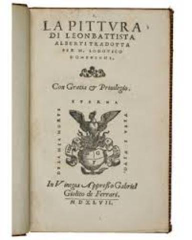 Leon Battista Alberti writes De Pictura