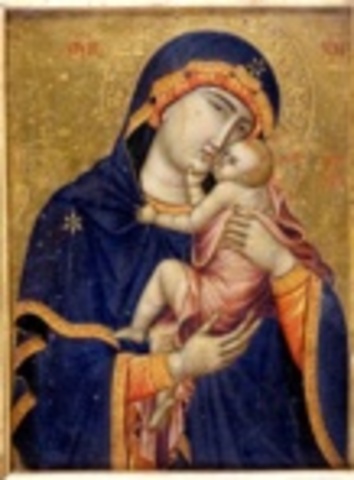 The Cambrai Madonna by St. Luke
