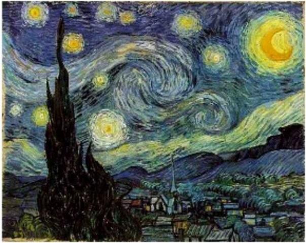 Starry night ( Van Gogh)