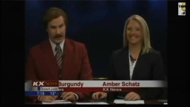 Stay Classy ND: Ron Burgundy Co-Anchors Newscast