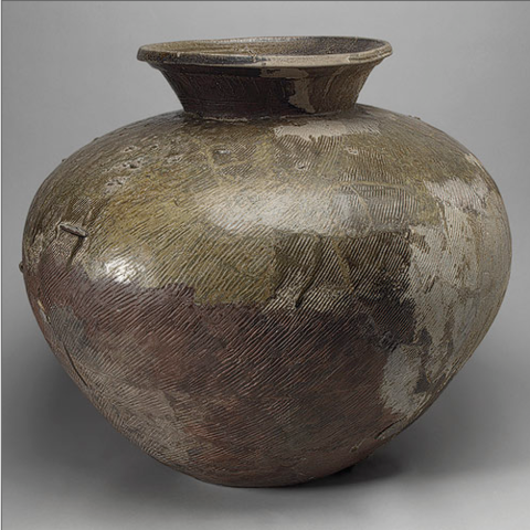 Ceramic jar, Japan, 6th to 7th century AD