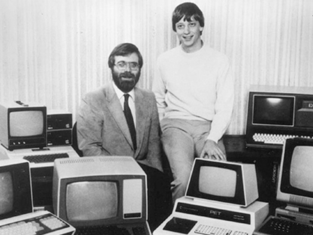 Bill Gates & Paul Allen form Microsoft