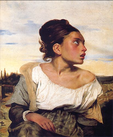The Orphan Girl at the cemetry, Eugene Delacroix