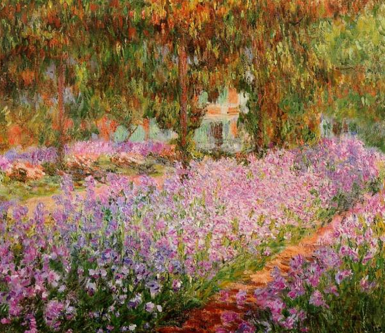 Irises in Monet's Garden, Claude Monet