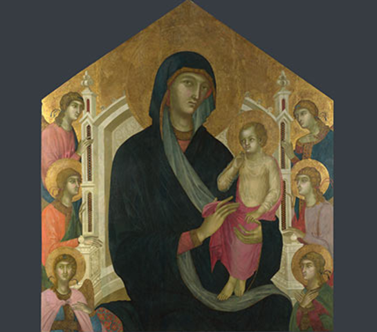 The Virgin and child with Six Angels, Dillian Gordon