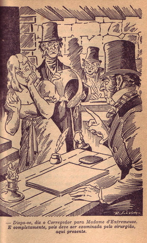 Upon arrival she is arrrested by the Portuguese authorities, who do not believe that a woman can be so commertially active in the Atlantic