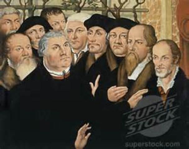 Start of the Lutherans