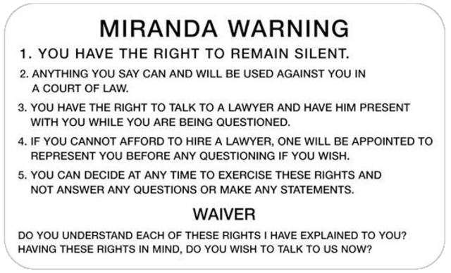 Miranda v. Arizona