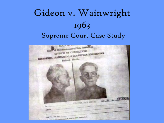 Gideon v. Wainwright Decisions