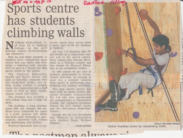 G. Wigg Sports Centre Opened