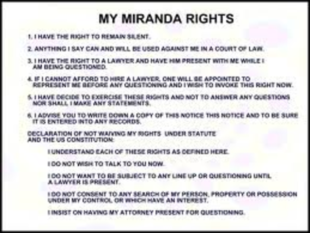 Miranda Rights