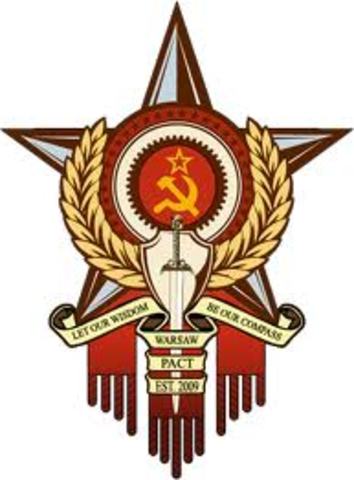 Warsaw pact formed