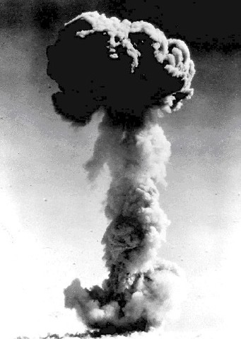 China detonates it's first atomic bomb 1964