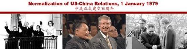 US and China establish diplomatic relations