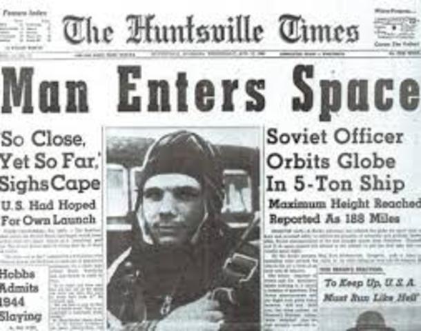 U.S first man in space