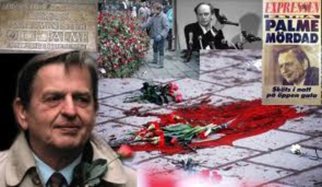 Olof Palme mördas