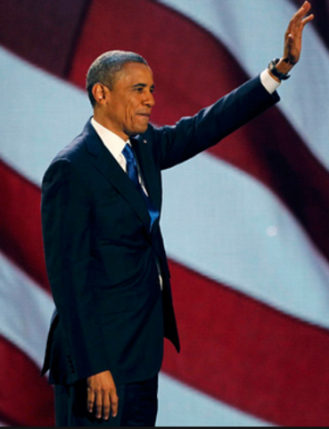 Barack Obama gets elected.