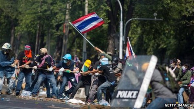 Thailand protests: PM rejects resignation demand