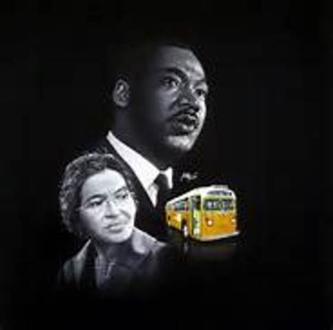 Rosa parks and marther luther king jr.
