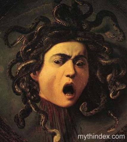 Medusa By Michelanglo Merisi Da Carvaggio