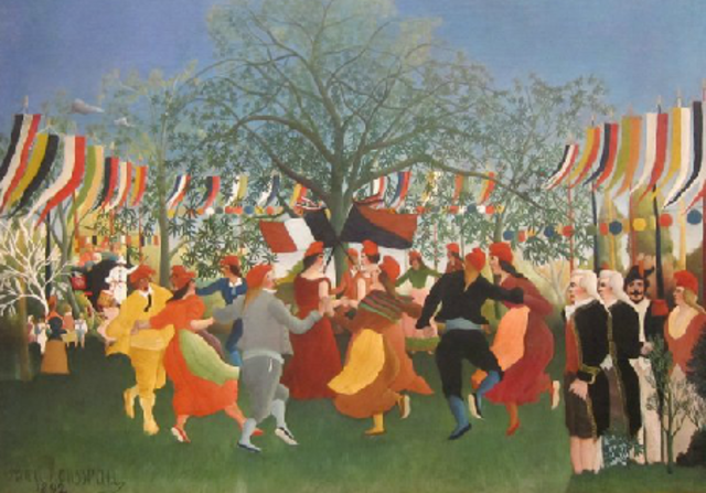 the centennial of independence by Henry Rousseau