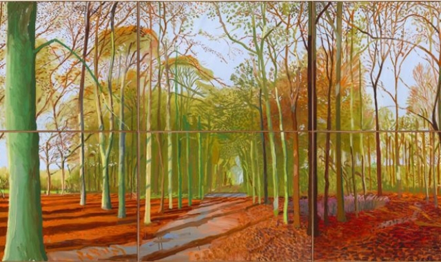 David Hockney "Woldgate Woods"
