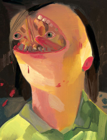 Dana Schutz "Face Eater"
