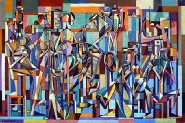 Cubist Hoe Down , Joseph L. Van Sickle