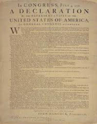 Declaration of Independance
