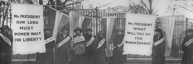 National Woman's Party begin to systematically picket the White House,