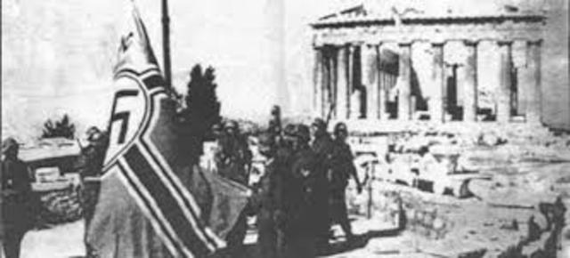 Οι Γερμανοί εισέρχονται στην Αθήνα