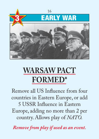 The Warsaw pact formed.