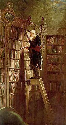 "The Bookworm" by Carl Spitzweg