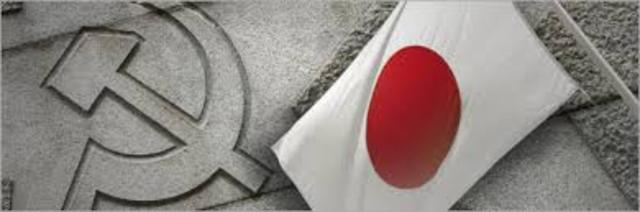 USSR declares was on Japan