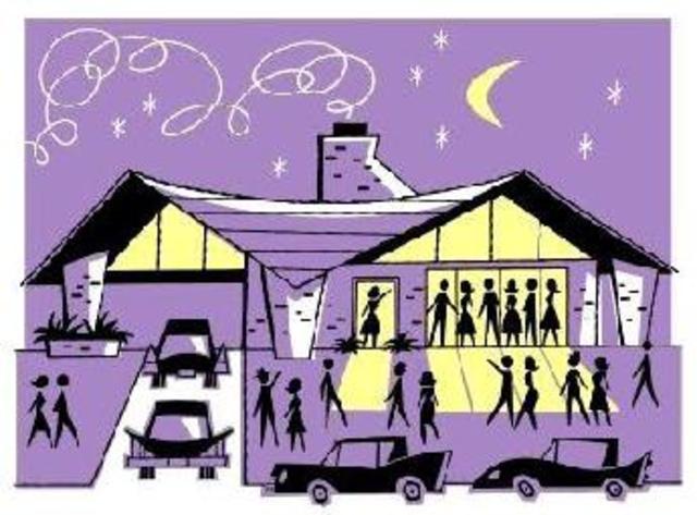 The night before the trilothon, Johanna had a party.