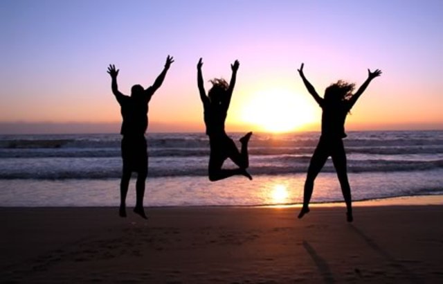 Party after the race at Johanna's house.