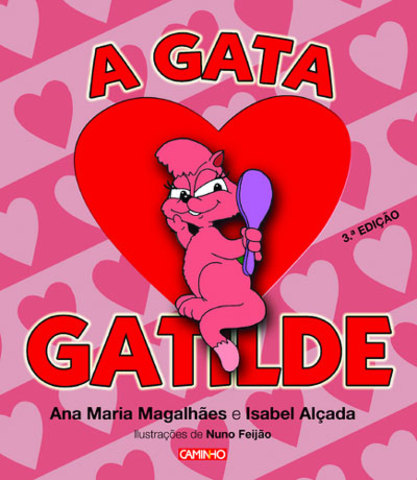 «A gata gatilde», 1º livro da colecção «Ler dá prazer»