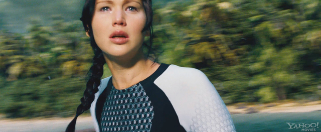 Katniss enters the arena