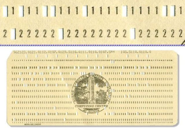 30-е годы XIX столетия. Перфокарты