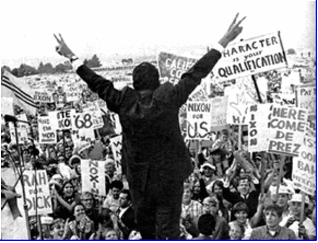 Nixon becomes president