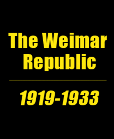 The weimar Republic