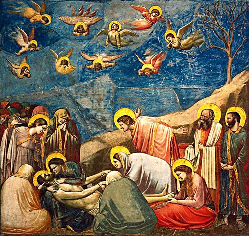 Giotto de Bondone: Scrovegni Chapel, Padua. The Lamentation.