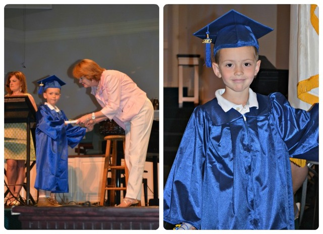 The day I graduated from Kindergarden