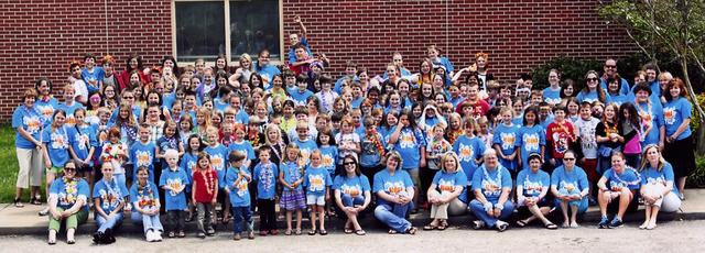 The towns people support Emily.